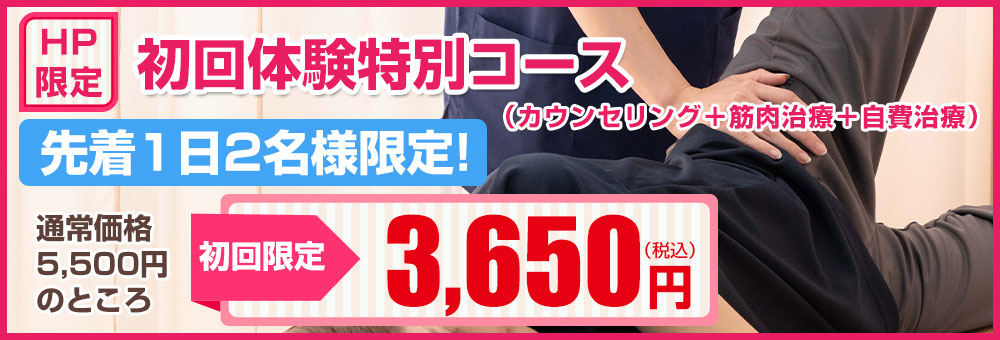 初回限定特別コース3650円